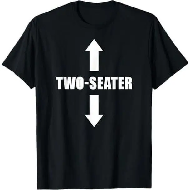 Vintage Two Seater Arrows Funny College Humor Shirt, Funny Mens T-Shirt, Sarcastic Shirt For Men, Funny Saying Shirts, Cool Gift for Him Graphic tees  Golf Gift T-Shirt For Men and Women