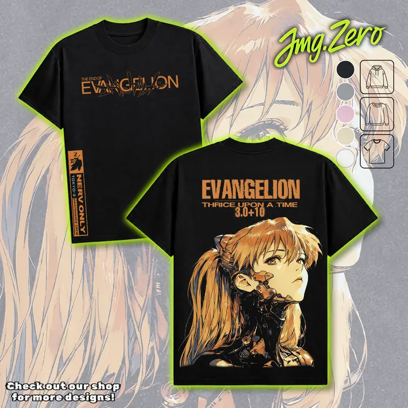 トップス VINTAGE ILLUSTRATION Sweat (ASUKA) ASUKA LANGLEY SORYU EVANGELION Vintage Oversized Double Sided