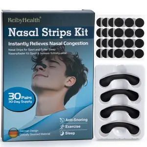 Nasal Strips for Snoring Relief, Extra Strength Nasal Dilator to Improve Breathing & Sleep Quality, Comfortable Sleep Aid anti snore device Snoring Solution Nose Strips for Breathing,Sports for Men & Women, 30 Count