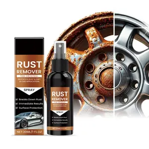 Car Rust Remover Automotive Metal Cleaner for Car Paint and Chrome Helps Remove Rust Stains Improve Surface Appearance Gloss Finish Car Care Detailing -30ML