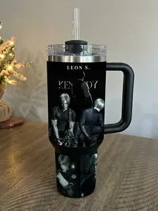 Vintage Leon S. 40oz Tumbler , RE Game Tumbler 40oz , Gift For Fan , Home decor Gift