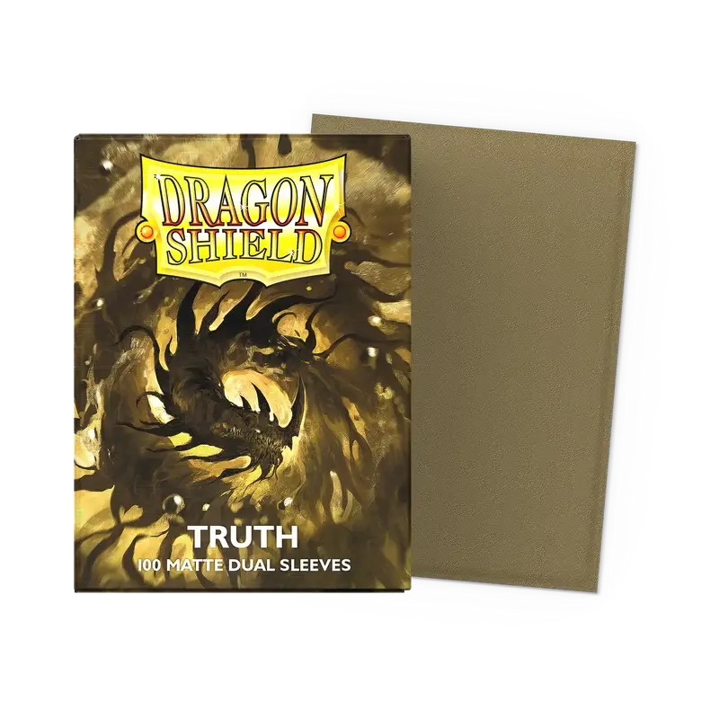 Dragon Shield Truth Matte Dual Trading Card Sleeves, Collectible Card Protection Accessories
