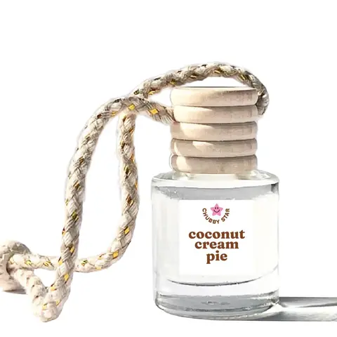 Coconut Cream Pie Scented Car Freshener Car Diffuser, Car Fragrance, Cute Car Accessories
