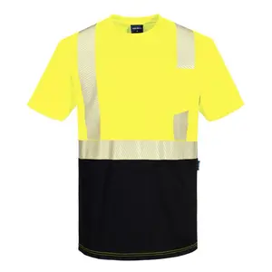 Hi-Vis Shirt, Segmented Tape ,Contrast T-Shirt,Safety T-Shirt,Menswear’s