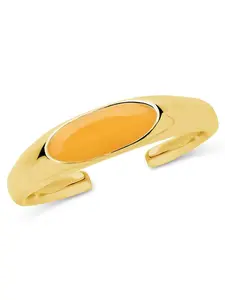 Sterling Silver Enamel Open Signet Ring