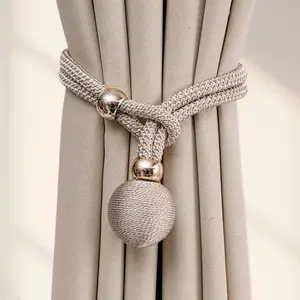 New Curtain Egg Ball Tiebacks, No Drilling Required, Easy Installation, Pack of 2, Window Decorations, Home Accessories