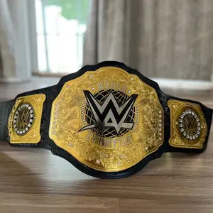 New Heavy Weight Wrestling Champions Belt 2MM brass original Leather