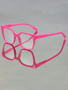 New Fashion Square Frame Glasses for Women & Men, Simple Design High-End Feel, Perfect for Photography Daily Wear, Square Frame Eyeglasses