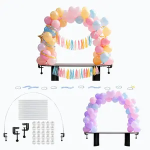 Table Balloon Arch, Adjustable Table Balloon Arch Frame, Balloon Arch for Table, Reusable Table Arch For Birthday Party, Wedding Ceremony, Graduation Decorations and Baby Shower