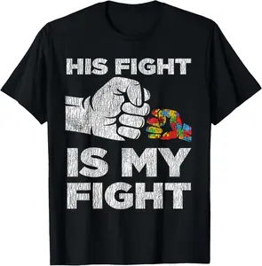 Autism Awareness Mom Dad Parents Autistic Kids Awareness T-Shirt