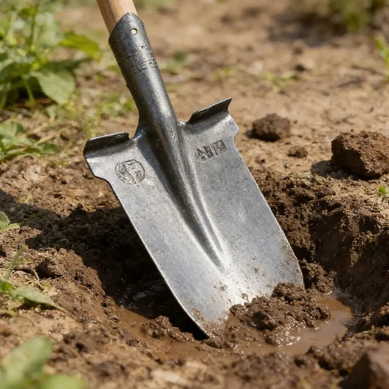 Sharp Spade Head Garden Agricultural Spade Head Outdoor Camping Portable Hand Shovels Multifunctional Manganese Steel Shovel Durable Metal Shovel
