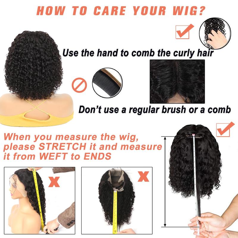 Loyom Deep Wavebob Wig 12A Grade Unprocessed Virgin Brazilian 180% Density HD Curly BOB Lace Front Wigs for Black Women No Shedding Glueless Short Curly Frontal BOB Wigs