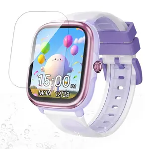 Smart Watch for Kids 1.83" Fitness Tracker Boys Girls Teens No Phone Needed Pedometer Heart Rate Sleep Tracker White Noise IP68 Waterproof 21 Sport Modes Purple - Wearable, Rechargeable