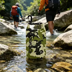 Idrybag new camo waterproof dry bag 💦 IPX6 | Tough & dirt-proof | Great for outdoor travel, kayaking, boating, beach, hiking