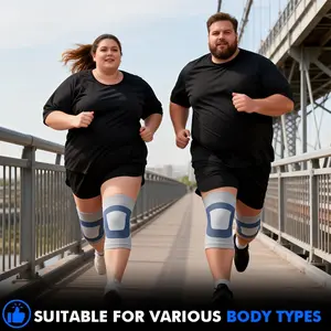 2 pieces/1 pair - Ultra-thin high-elasticity knitted compression knee pads, breathable and comfortable knee sleeves, unisex