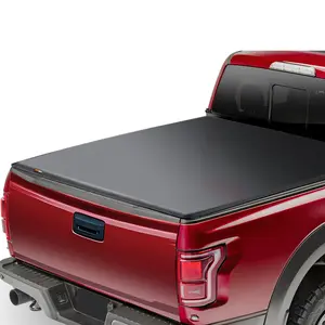 fathersdaygift VEVOR Truck Bed Cover, Roll Up Truck Bed Tonneau Cover, Compatible with 2019-2024 Chevy Silverado GMC Sierra 1500 (NOT FIT 19-24 Classic) Bed, for 5.8x 5.3 ft Bed, Soft PVC, Roll Up Tonneau Cover