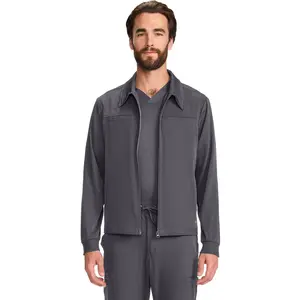 Healing Hands HH Works Mens Zip Front Scrub Jacket