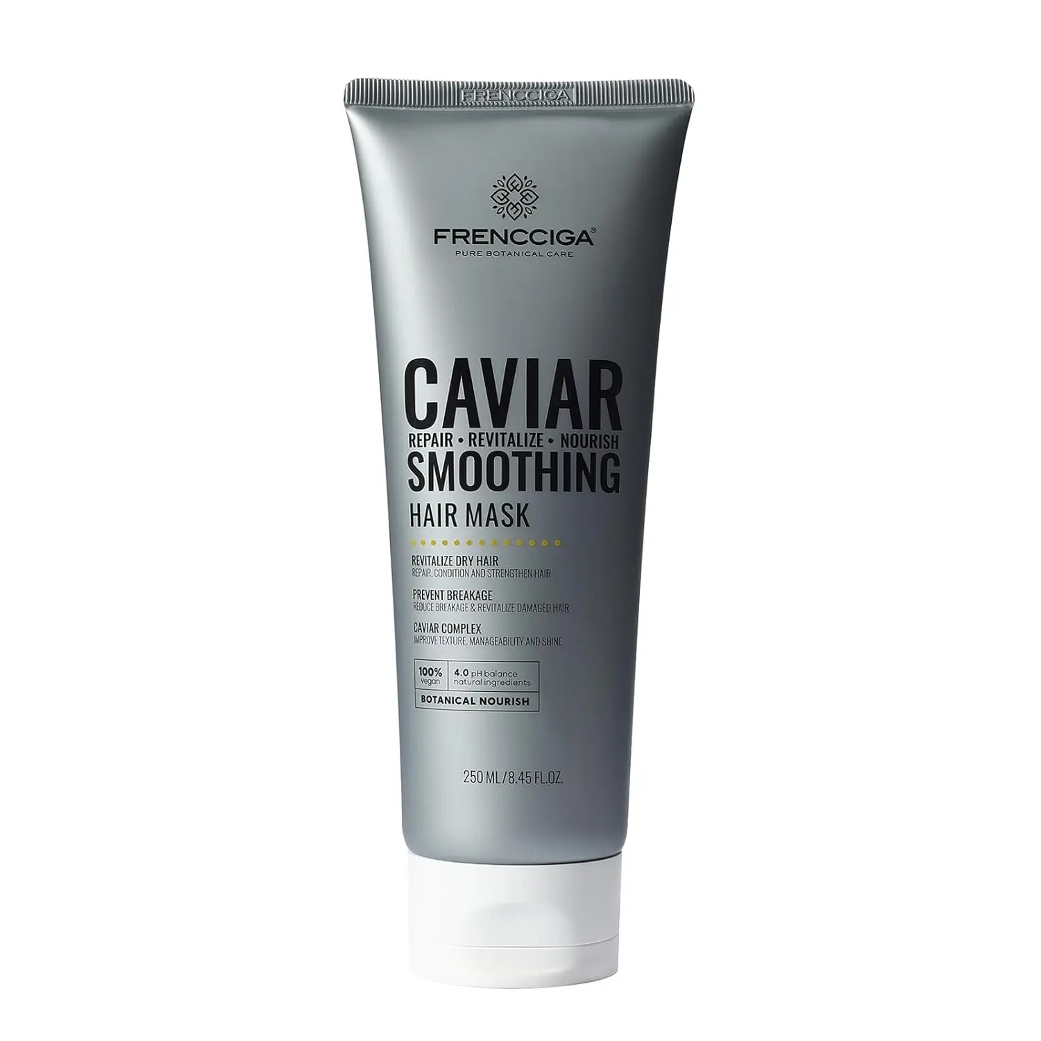 FRENCCIGA Caviar Hair Mask – Repair Dry, Damaged Hair & Deep Hydration | Caviar Extract + PCA Bond Repair + 6 Botanical Oils | For Smooth, Soft, Shiny Hair | Natural Formula