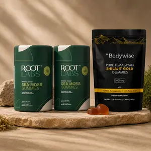 Calm & Glow Duo -Bebodywise Pure Himalayan Shilajit Gummies + RL Sea Moss Gummies | Pack of 120s