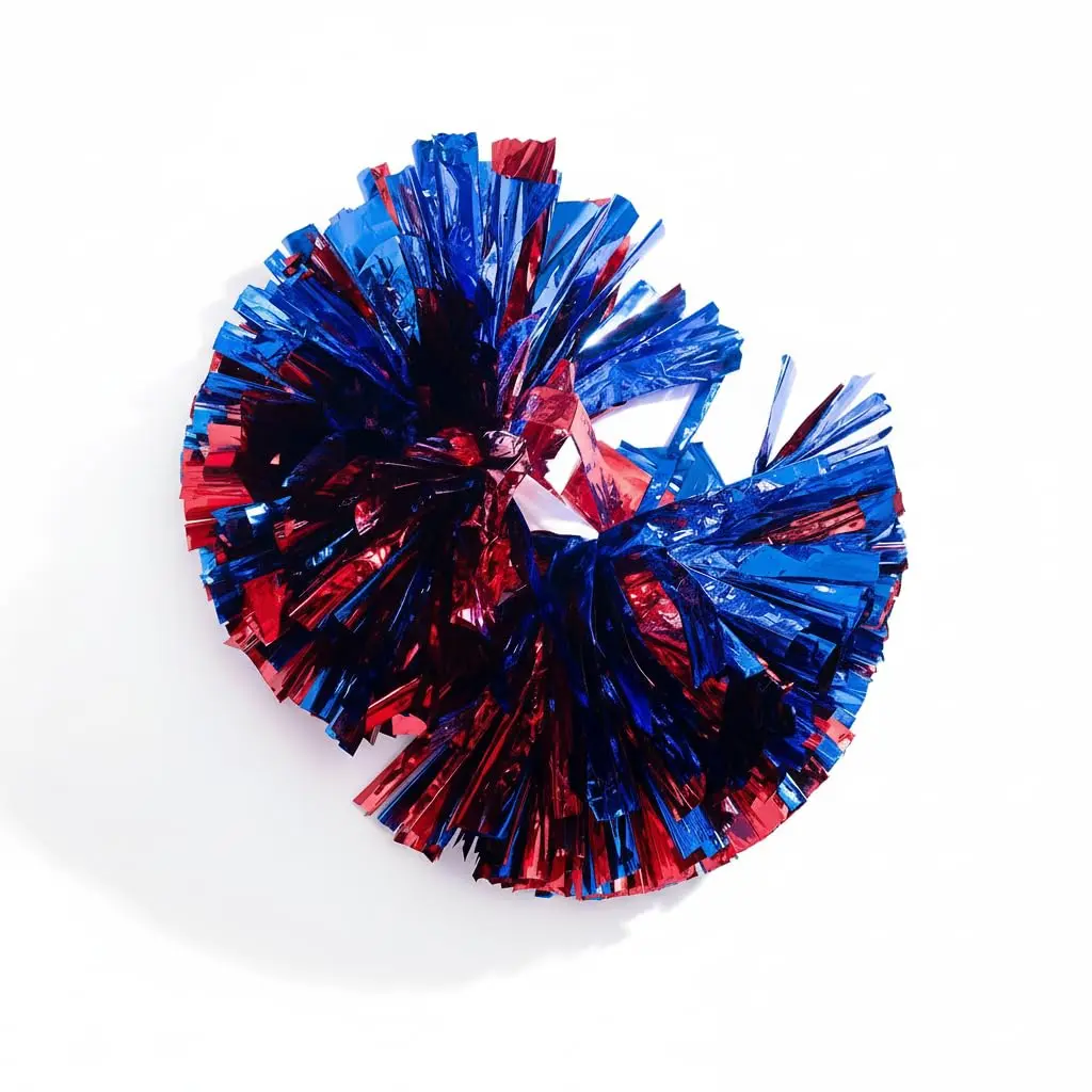 Metallic Red & Blue Foil