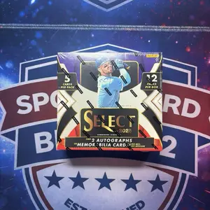 Panini 2025 Select Baseball Hobby Box - 12 Packs per Box with 2 Autographs & Memorabilia Cards - Collectible Sports Trading Cards