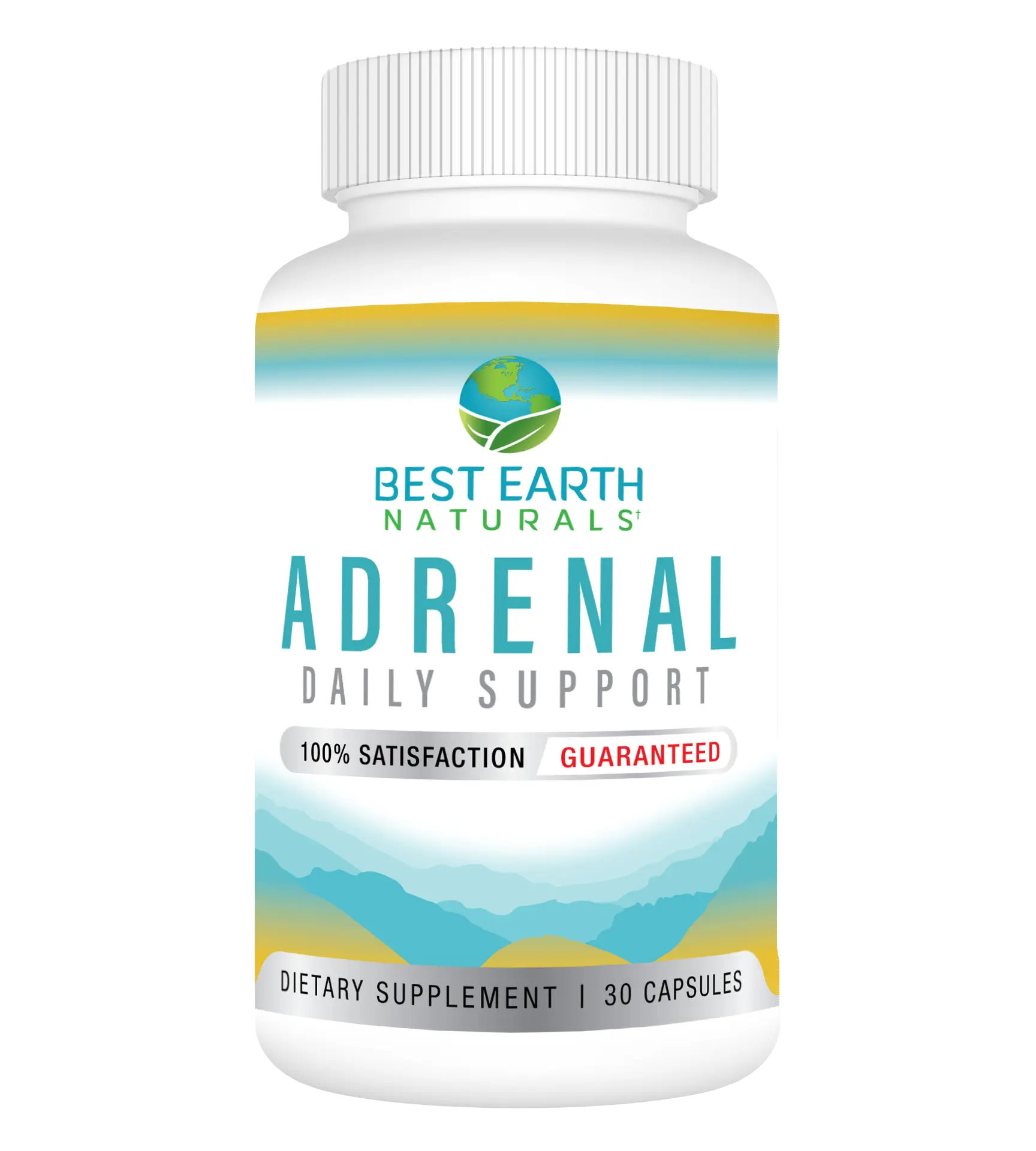 Adrenal Daily Support – Stress Relief, Energy Boost & Mood Balance for Everyday Wellness with Ashwagandha, Rhodiola, and More!