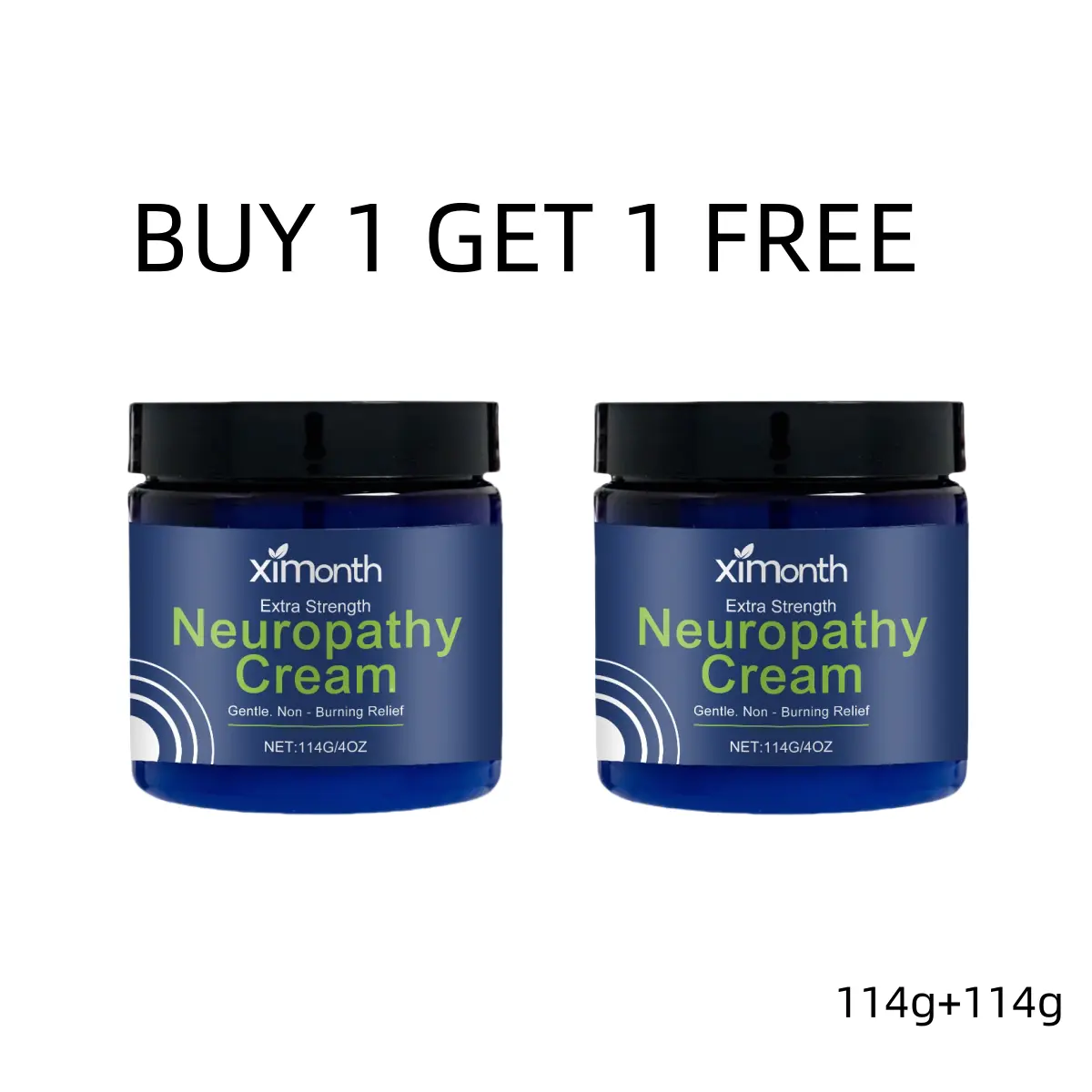 BUY 1 GET 1 FREE Neuropathy Cream .Soothing Cream for Feet,Legs, Hands, Etc. AloeShea Butter Gentle Clove Moisturizing Body CareDaily