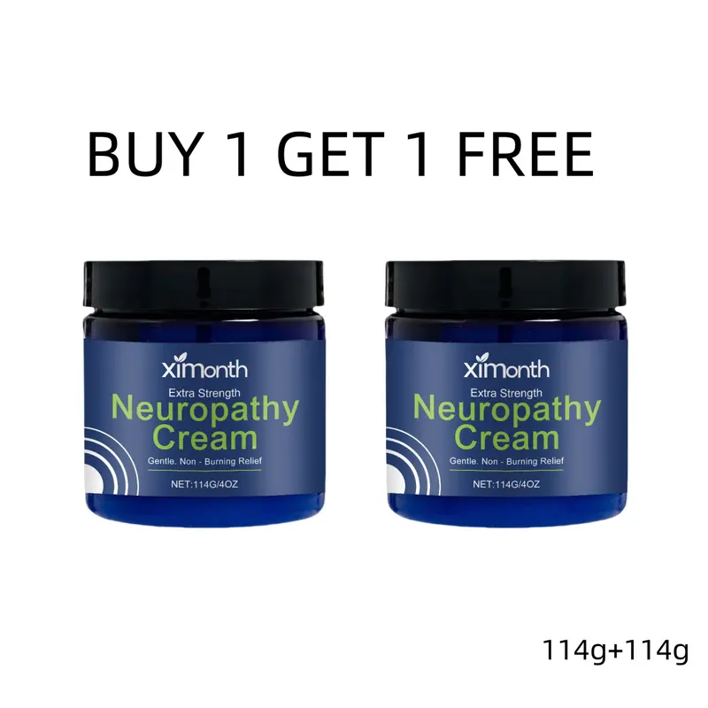 BUY 1 GET 1 FREE Neuropathy Cream .Soothing Cream for Feet,Legs, Hands, Etc. AloeShea Butter Gentle Clove Moisturizing Body CareDaily,sohochic