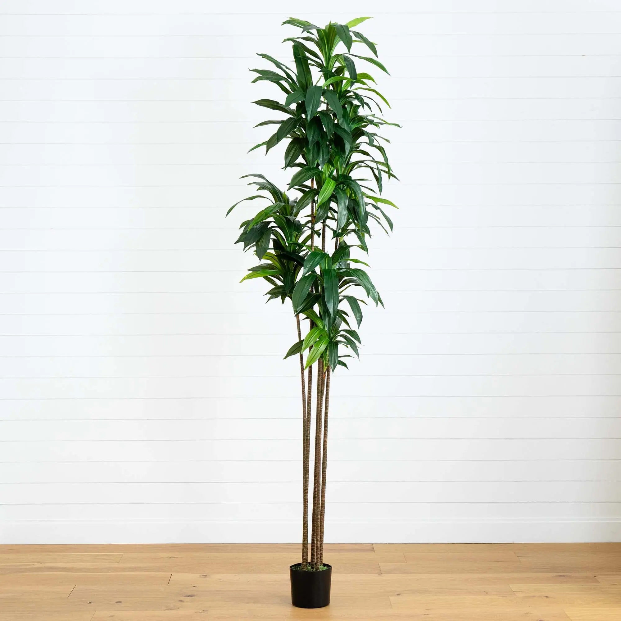10ft Artificial Dracaena Tree with Real-Touch Leaves, Tropical Indoor Botanical Aesthetic Plant for Home Decor Accent