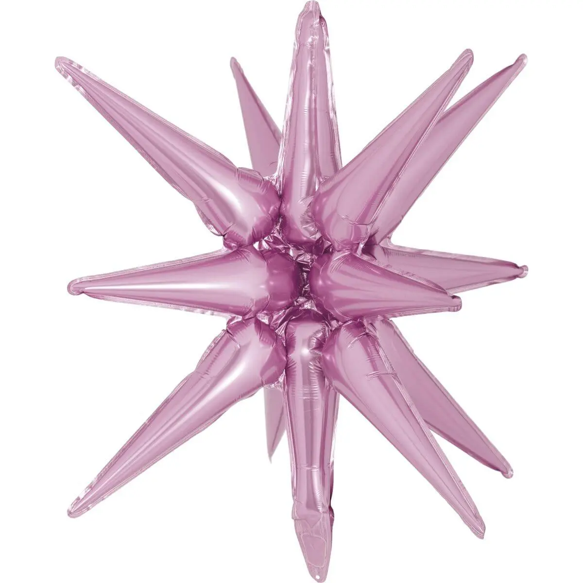 Decochamp Starburst Light Pink 3D Foil Balloon - 22" in.