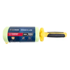 212 MAIN #18 Size True-Guard High Visibility Neon Yellow Durable Nylon Rope Twine with Reloadable Reel, 1050ft Length – Office Stationery, Binder Accessory for Computers & Office Equipment