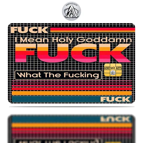 Holy Moly Debit Card Skin/Sticker - High Quality Vinyl for Customization and Personalization