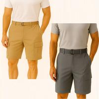(2 Pack) Khaki-Grey