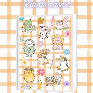 Cute Yellow Spring Kindle Insert