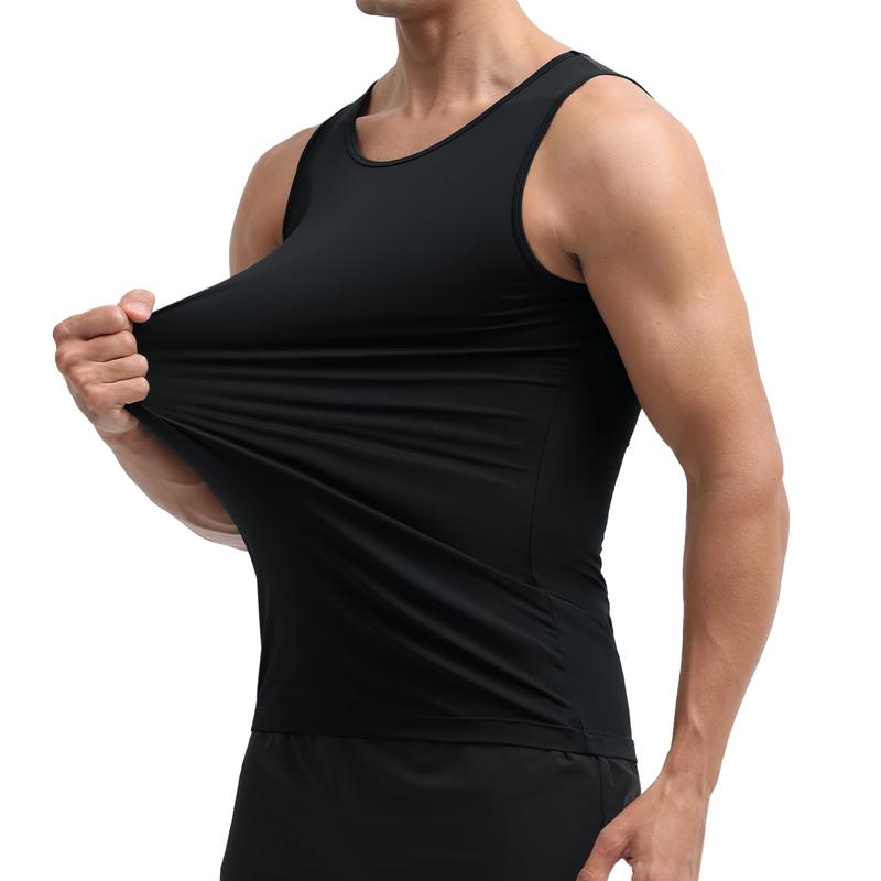 Magcomsen 1/2 Pack Men's Compression Tank Top Sleeveless Sports Shirt Gym Body Shaper Slimming Undershirt Magcomsen 1/2 Pack Men's Compression Tank Top Sleeveless Sports Shirt Gym Body Shaper Slimming Undershirt