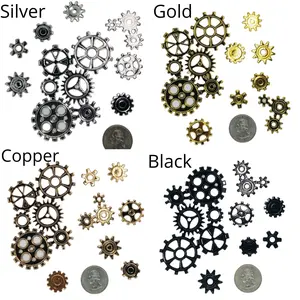 Garage Gears Metallic Paper Die Cuts Sprockets Steampunk 32 Pieces *You Choose Color*