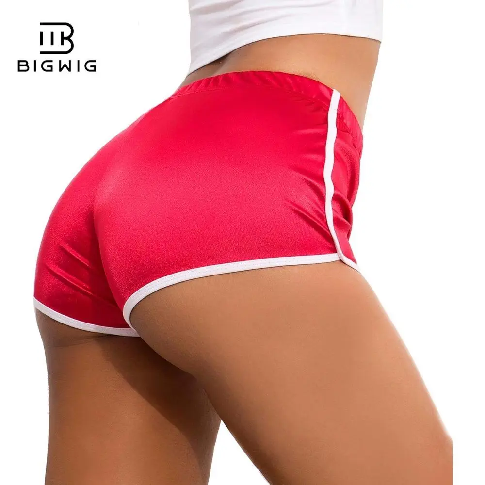 Women's Retro Dolphin Booty Shorts - Breathable Fitness Spandex Shorts with Soft Stretch for Yoga, Gym, Breathable Fitness Shorts