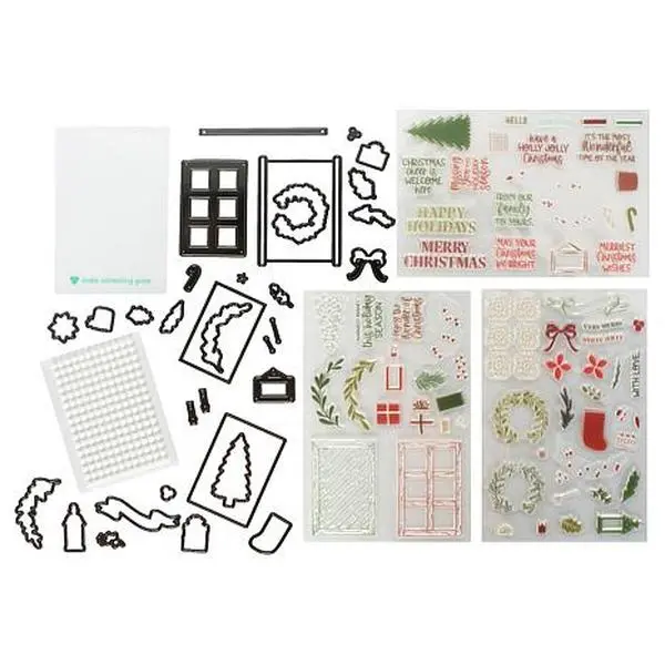 Crafts & Sewing Diamond Press Sliding Barn Door Stamp & Die Kit