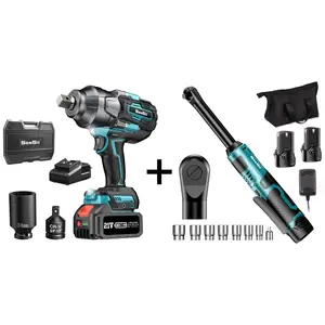 Seesii WH1000 Impact Wrench + 3/8" Ratchet Wrench Seesii WH1000 Impact Wrench + 3/8" Ratchet Wrench