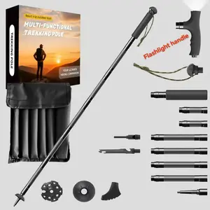 Aluminum hiking stick with built-in lighting function, Hiking Stick Pole