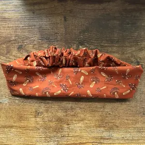 Fall Mushroom Fabric Headband