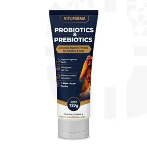 Probiotics & Prebiotics for Chicken & Poultry, Hens, All Natural Digestive System Dietary Supplement 120 gr - Advanced Digestive Formula for Roosters & Hens Probiotics