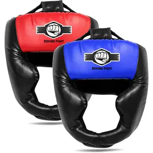 2 Pack & 1 Pack Boxing Headgear Sparring Safety Head Guard for MMA Kickboxing Muay Thai Boxing for Men Women Kids