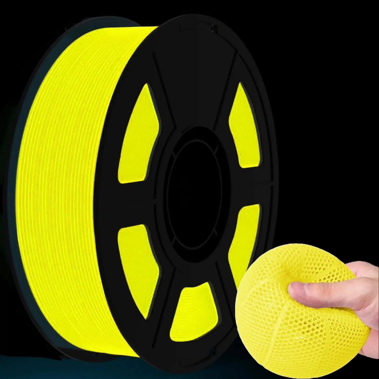 Flexible Electronic Shell with Waterproof Structure, Night Glow Thread, High Flexibility Tpu 1.75mm 250g, Waterproof Glowing Material