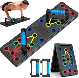 15-in-1 Foldable Push-Up Board – Full-Body Strength Training System