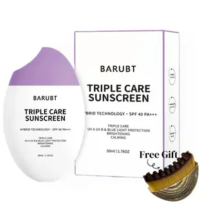 Triple Care Sunscreen - Multi-Effect All-in-One Protective Cream & Lotion, UV Protection, Non-Greasy Formula, Universal for All Skin Types, 50ml - Facial