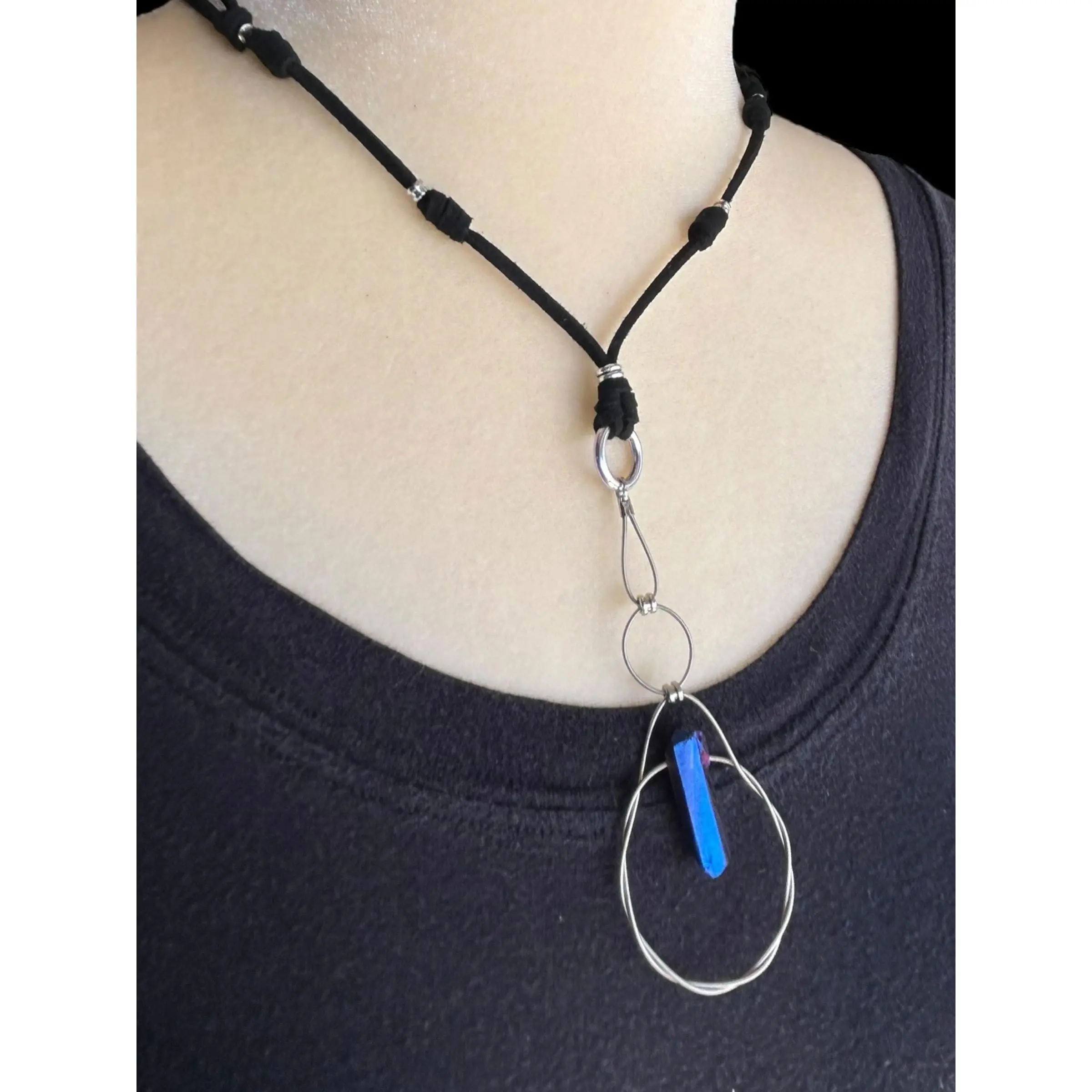 Into The Mystic - * Guitar String / Bohemian / Western / Handcrafted / Necklace / Music / Unique / Gift / Jewelry
