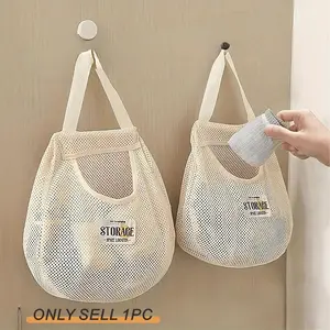Underwear Storage Bag, 1 Count Wall Mounted Punch Free Socks Storage Bag, Home Organizer for Bedroom Wardrobe Dormitory