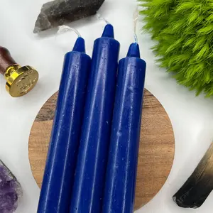 Blue Taper Candles