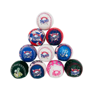 Logo Baseballs - All White - Color/Themed - Mini Baseballs